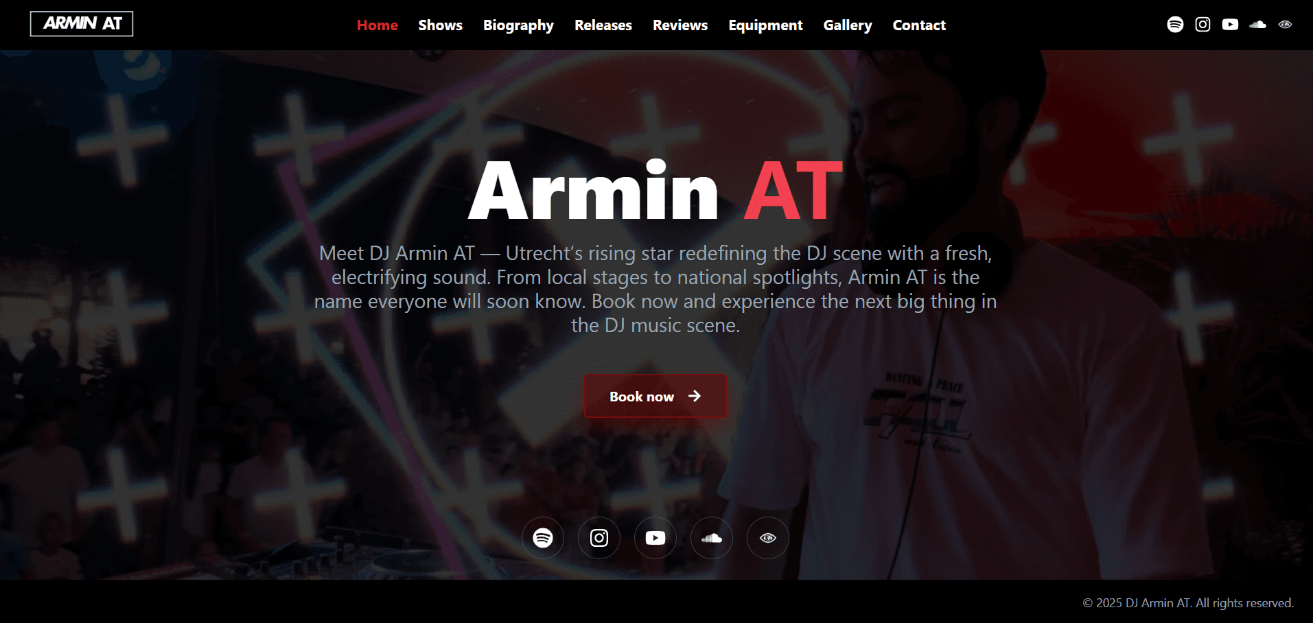 DJ Portfolio Website